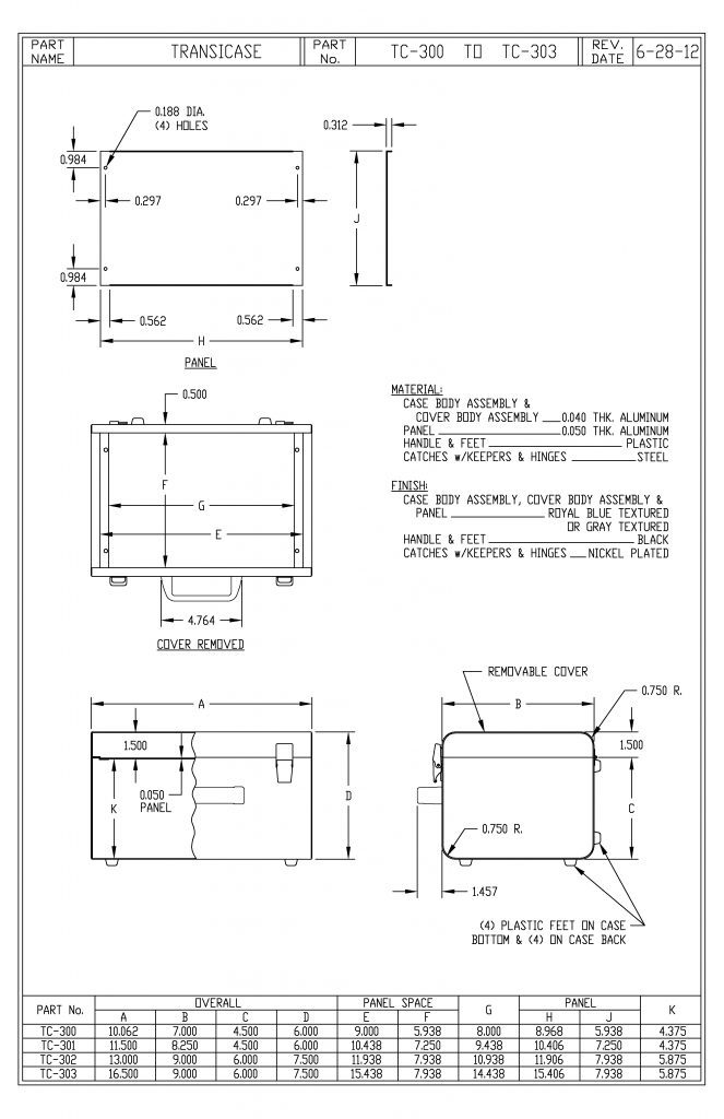 Minibox Caja Metálica Pequeña Gris CU-2103-B - Bud Industries