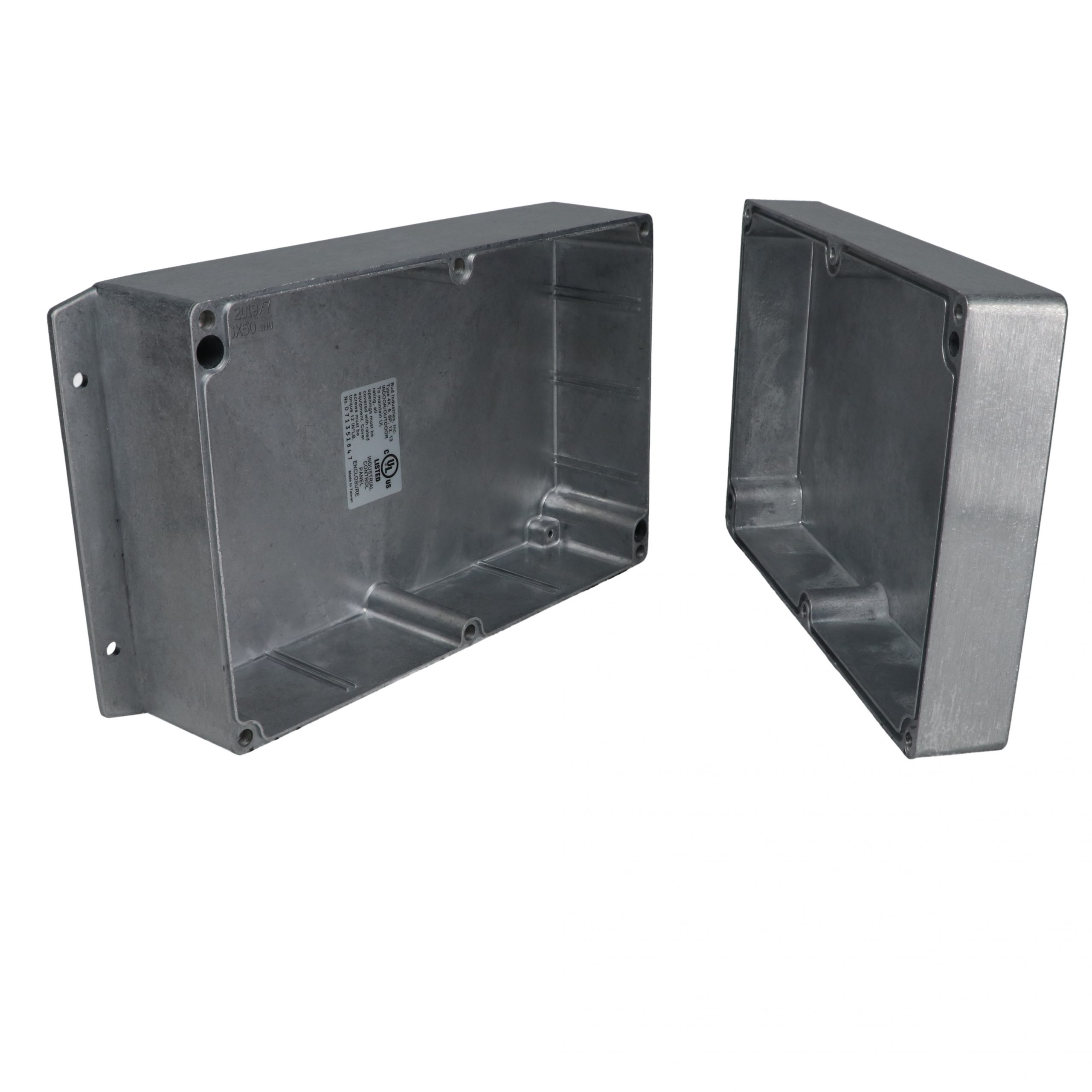 Aluminum Enclosure with Mounting Flanges AN-2858-A - Bud Industries