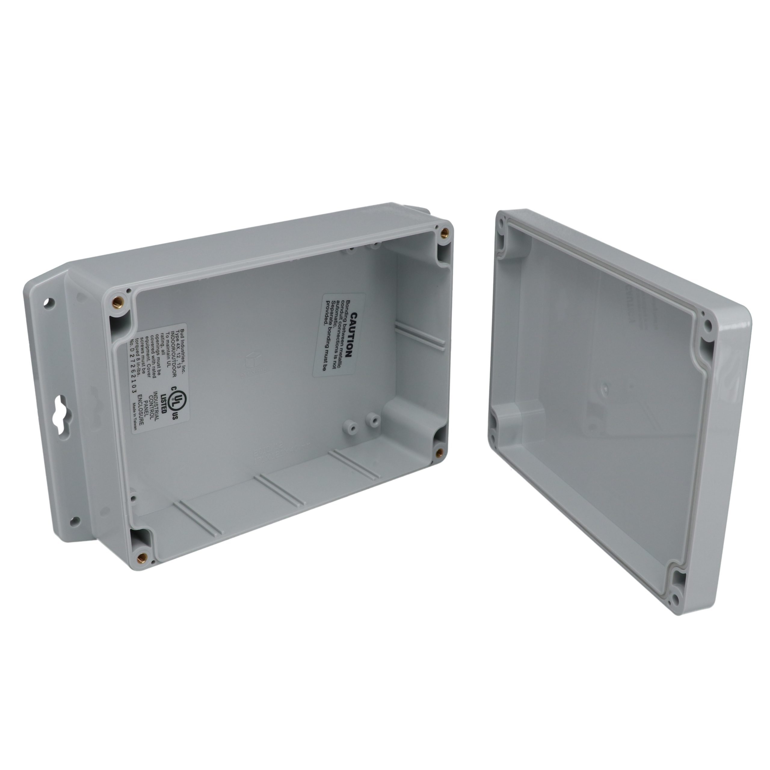 IP68 NEMA 6P Box with Mounting Brackets PN-1324-AMB - Bud Industries