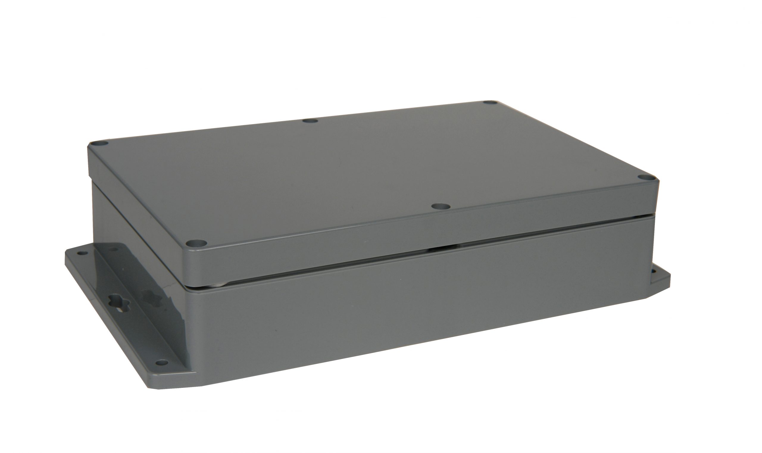 Ip68 Nema 6p Box With Mounting Brackets Pn 1325 Amb Bud Industries