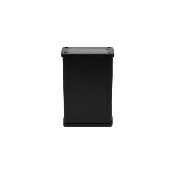 Extruded Aluminum Enclosure Black with Plastic Cover EXN-23358-BKP