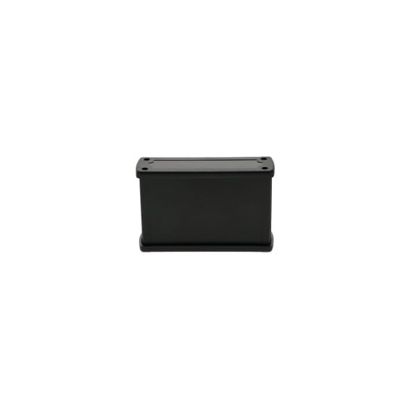 Extruded Aluminum Enclosure Black with Plastic Cover EXN-23359-BKP