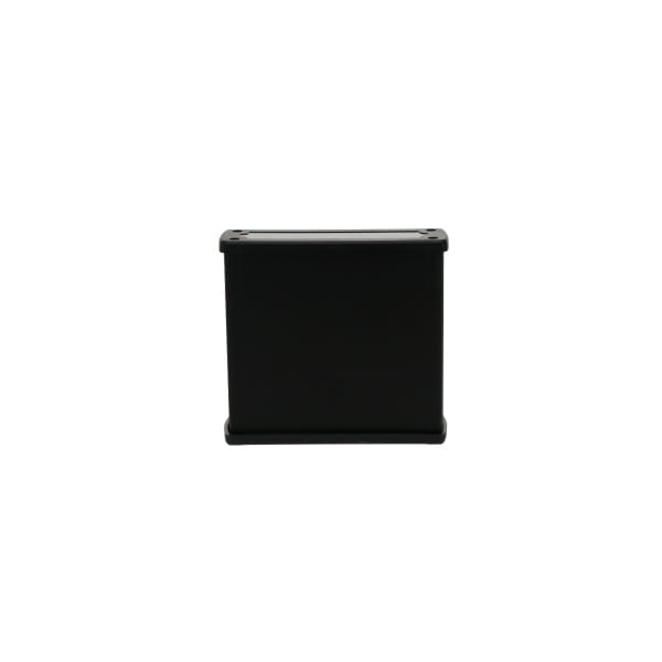 Extruded Aluminum Enclosure Black with Plastic Cover EXN-23360-BKP