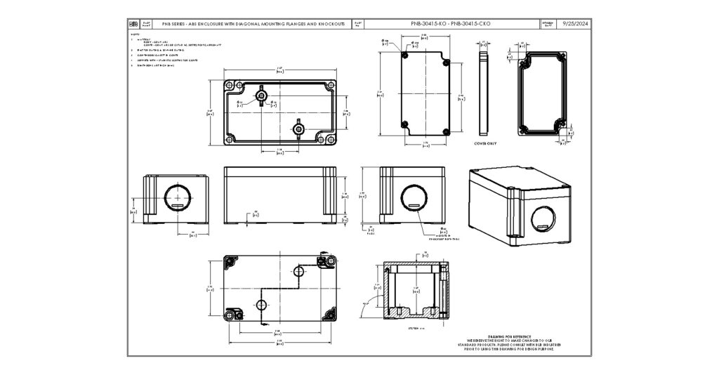 PNB-30415-CKO Dimensions