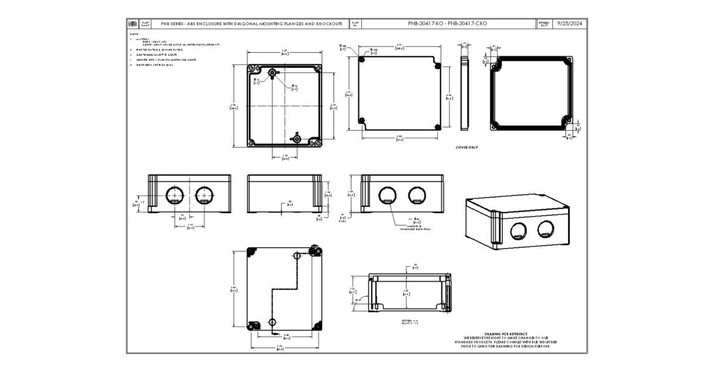 PNB-30417-KO Dimensions