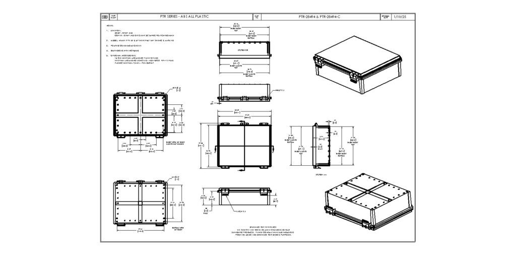 PTR-28494 Dimensions